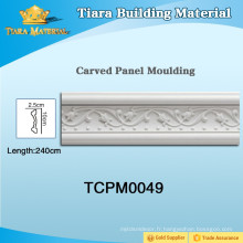 Moulure murale en plastique PU décorative TCPM049